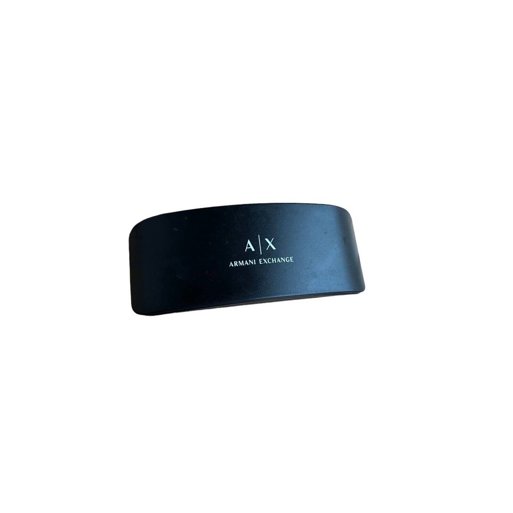 Armani Exchange A|X Sun & Eye Glasses Case Clamshell Hard Black Storage